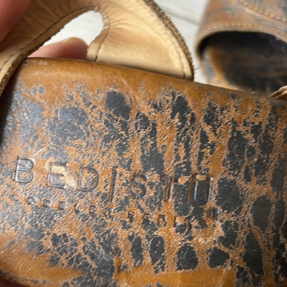 Bed Stu Melissa Nectar Distressed Wedge Heeled Sandal - Picture 11 of 13